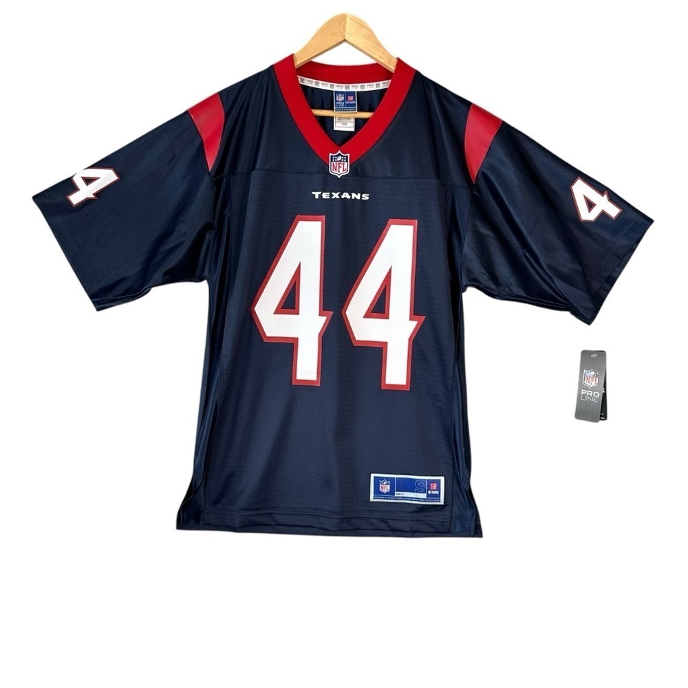 Houston Texans #44 Gillaspia Jersey Men’s S NFL Blue/Red